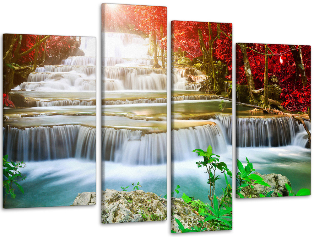 Модульная картина Водопад Art-138_4 115x170 см Киев - изображение 1