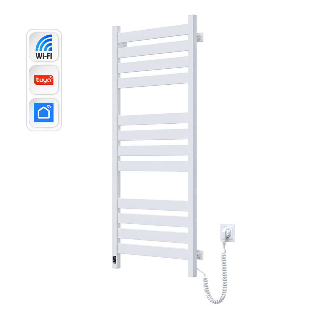 Сушарка для рушників Largo 500х1200 Sensor з Wi-Fi, права з таймером, білий оксамит Київ - фото 3