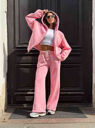 Жіночий теплий костюм на флісі Рожевий 42/46 Харків