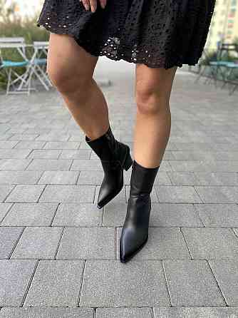 Nikos Черевики жіночі Niko`s 2478 чорні (весна-осінь, шкіра натуральна) (5644) 37 Коломия