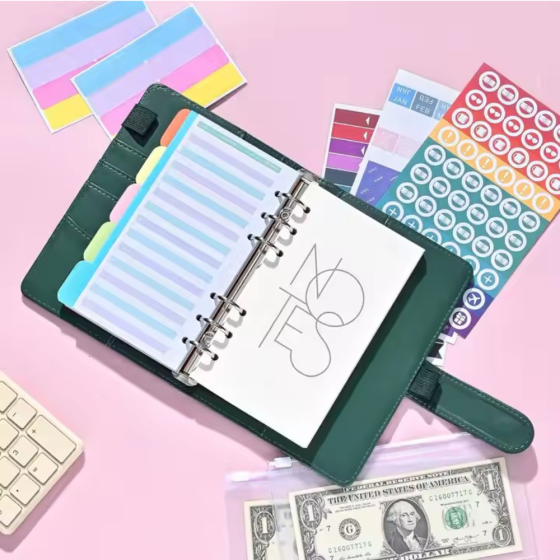 Блокнот-планер финансовый формат А6,планер бюджета и хранения денег,органайзер для ведения учётов Каменец-Подольский