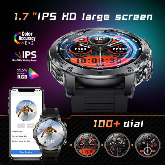 Часы умные наручные Smart Power Ultra Rubber (2 ремешка) Винница - изображение 8