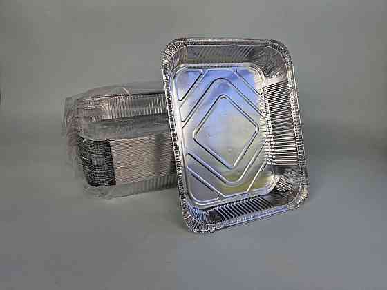 Прямокутний контейнер із харчової алюмінієвої фольги 3100 мл SP98L 50 штук (NEW) (1 пачка) Харків