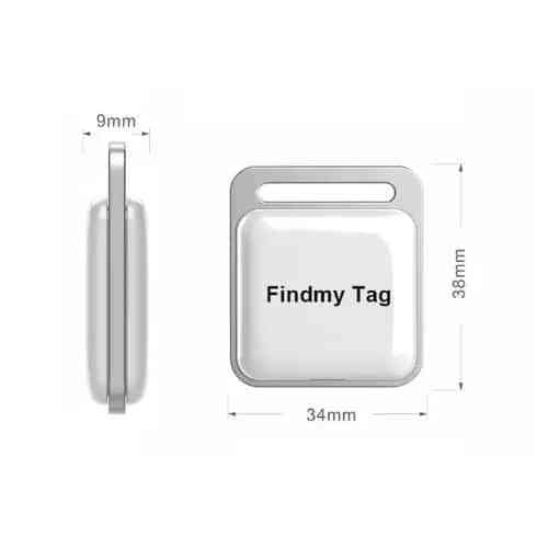 GPS Трекер, FindMy Tag, квадратний (Android, Apple) - Чорний Киев