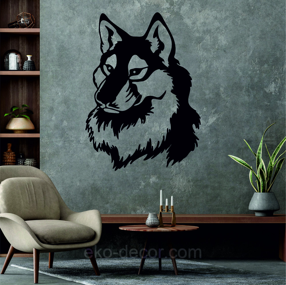 Декоративное настенное Панно «Волк», Декор на стену Киев - изображение 4