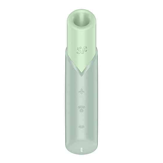 Вакуумний стимулятор Satisfyer Naughty Kiss, магнітна технологія 3D Air Pulse, 30 режимів роботи Sex Aura Київ