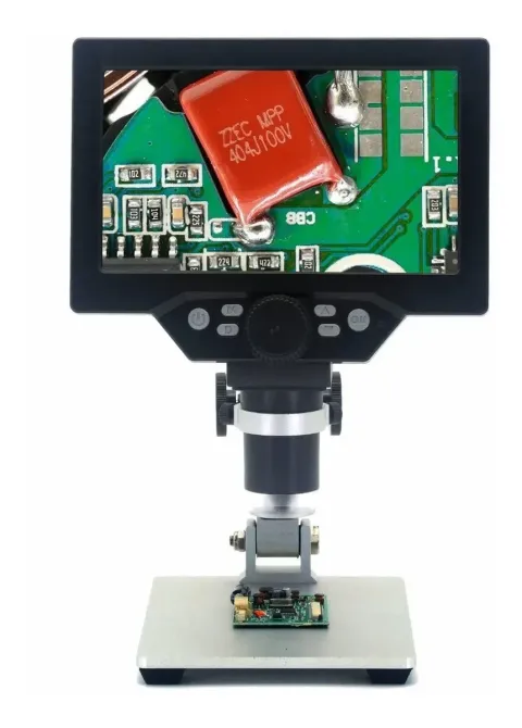 Цифровий мікроскоп G1200, екран 7", камера 12 Мп, збільшення до 1200X, LED-підсвітка, фото і відео Київ - фото 4