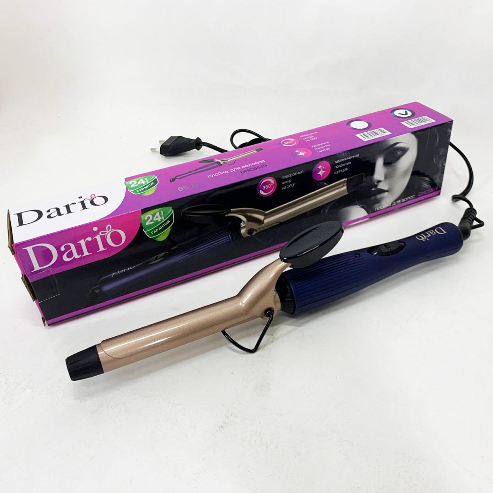 Щипці для укладання та завивки DARIO DHC6519 65 Вт, Щипці гофре для об'єму волосся YI-67 Київ - фото 4