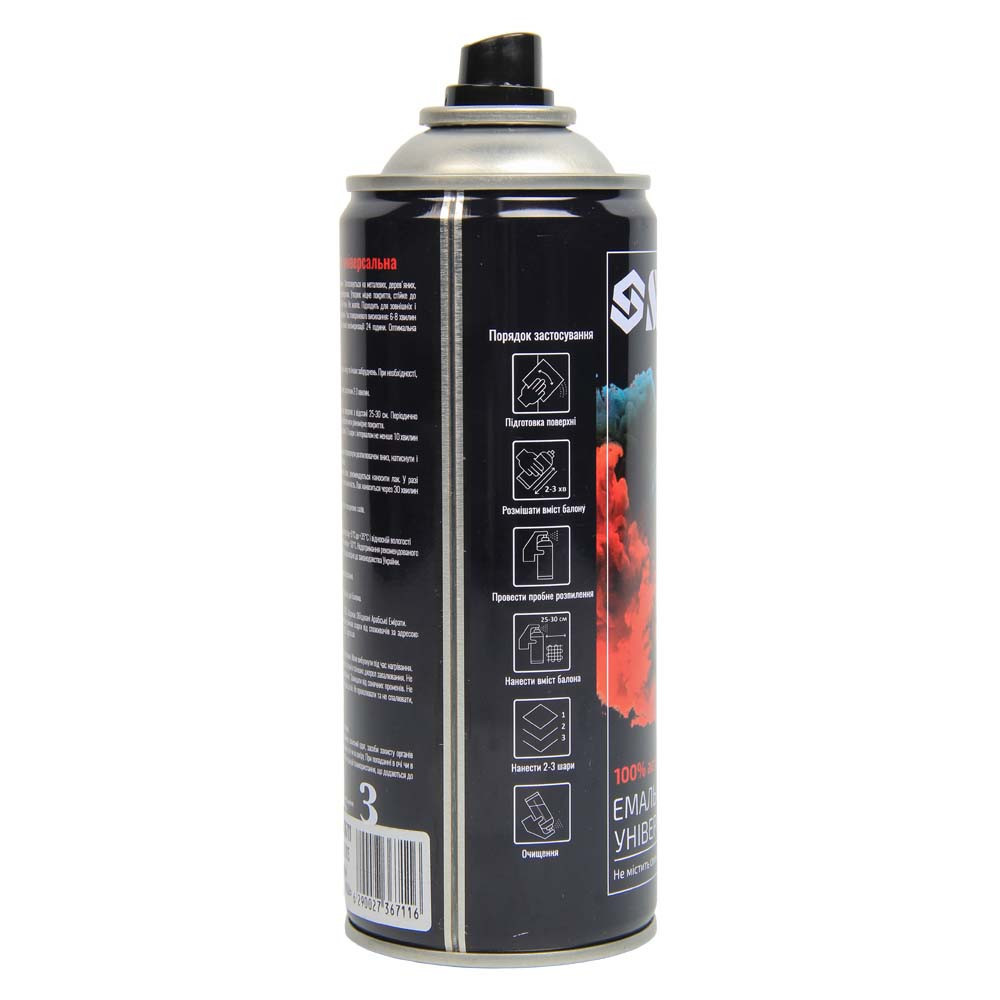 Эмаль аэрозольная акриловая 400мл RAL 7015 серый глянец SIGMA (2736711) Киев - изображение 3