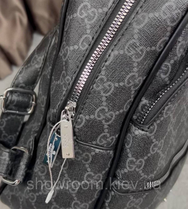 Жіночий зручний брендовий рюкзак GG (6602) Київ - фото 4