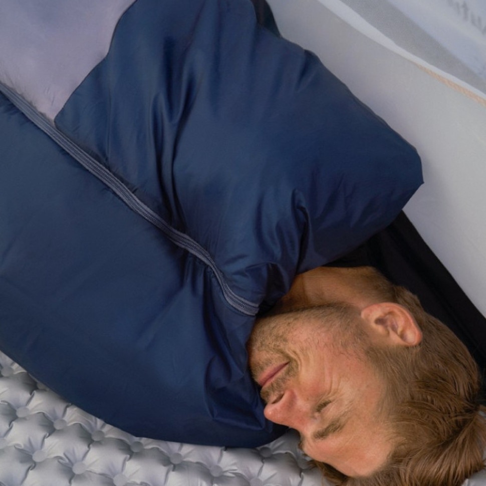 Спальний мішок Naturehike LW180 CNK2550WS026 Sunny Day PL01, (14°C) XL синій Київ - фото 10