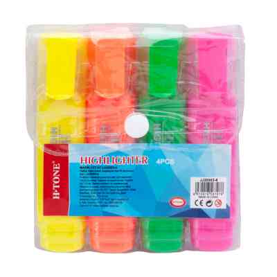 Набір маркерів H-Tone набір текстових 1-5 мм, 4 кольори (MARK-TXT-HTJJ20503-4) Вінниця