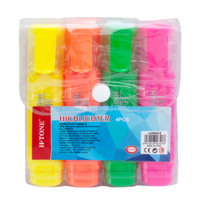 Набор маркеров H-Tone набор текстовых 1-5 мм, 4 цвета (MARK-TXT-HTJJ20503-4) Винница - изображение 6
