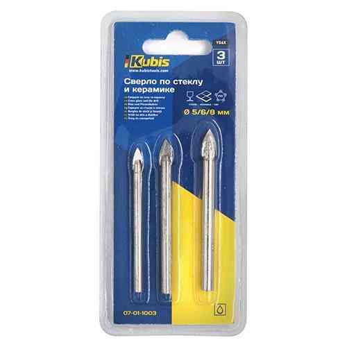 Набор сверл для стекла и керамики 4/5/6/8 мм Харьков