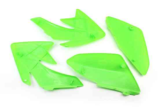 пластик - ВЕСЬ к-кт деталей - 7од. ЗЕЛЕНИЙ, Honda CRF70/KAYO CRAZY CAT 140cc/GEON X-PIT Київ