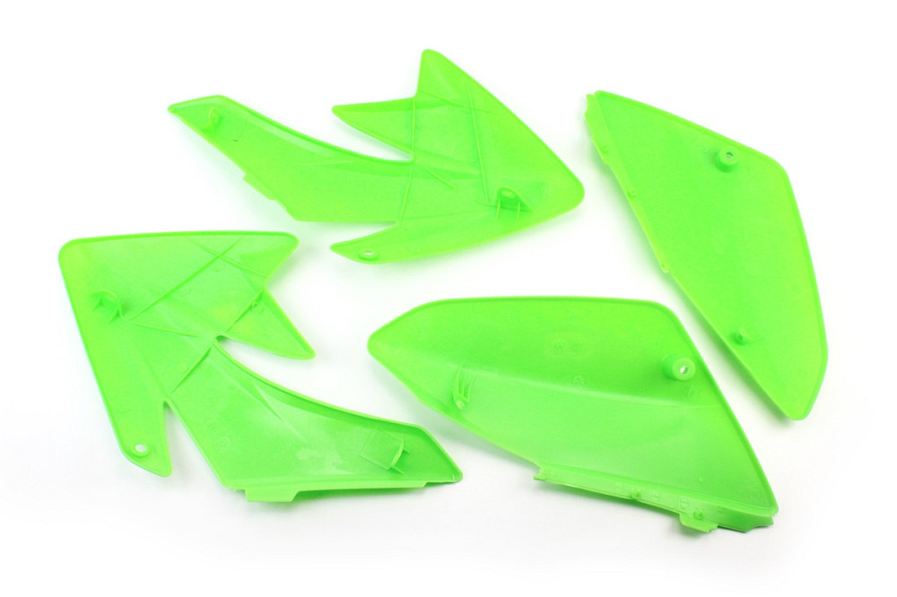 пластик - ВЕСЬ к-кт деталей - 7од. ЗЕЛЕНИЙ, Honda CRF70/KAYO CRAZY CAT 140cc/GEON X-PIT Київ - фото 2