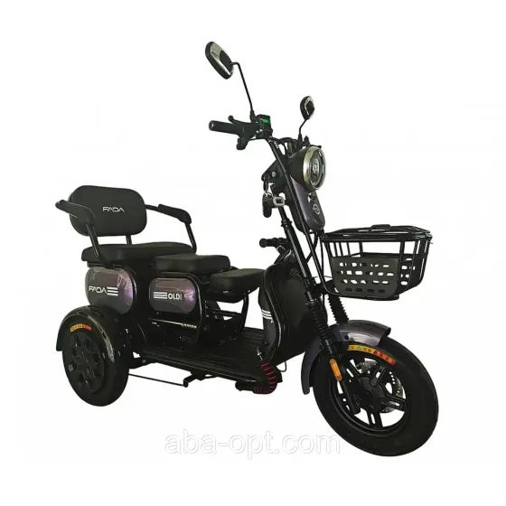 ЕЛЕКТРОТРИЦИКЛ FADA OLDi 1000W-60V-20Ah шини 10"-10" купити в Україні дешево Одеса