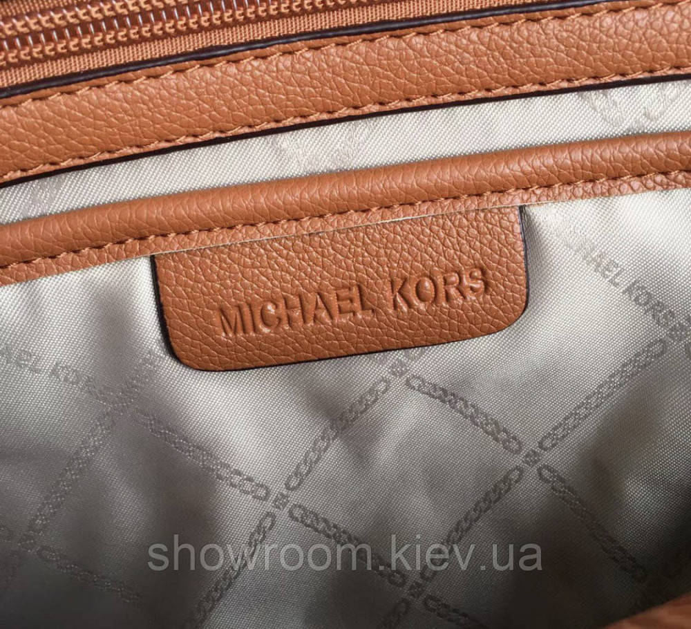 Женский рюкзак Michael Kors Rhea Zip G Brown Lux Киев - изображение 4