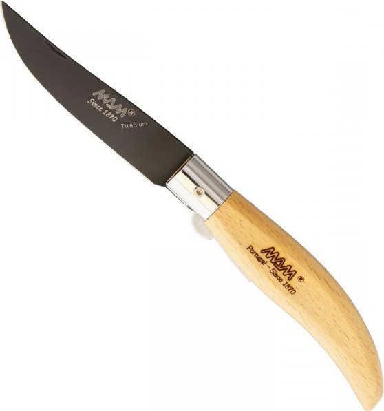 Універсальний Складаний Ніж 9 см MAM "Iberica" Black Titanium (2018) Нержавіюча сталь Нововолинськ - фото 1