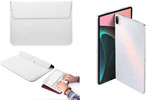 Чохол-конверт VitoCase для Xiaomi Mi Pad 5 10.9, Mi Pad 5 Pro 10.9, з функцією підставки для планшета Білий Київ