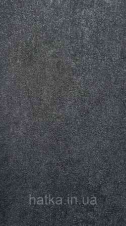 Шпалери вінілові на флізеліні Sintra Atmosphere під штукатурку однотонні чорні зі сріблом 512166 Київ