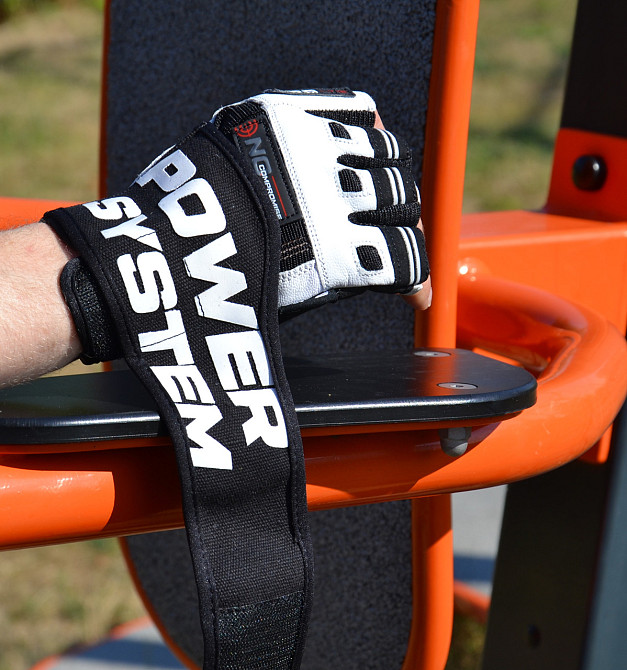 Рукавички для фітнесу Power System PS-2700 No Compromise Black/White M Кам'янське - фото 8