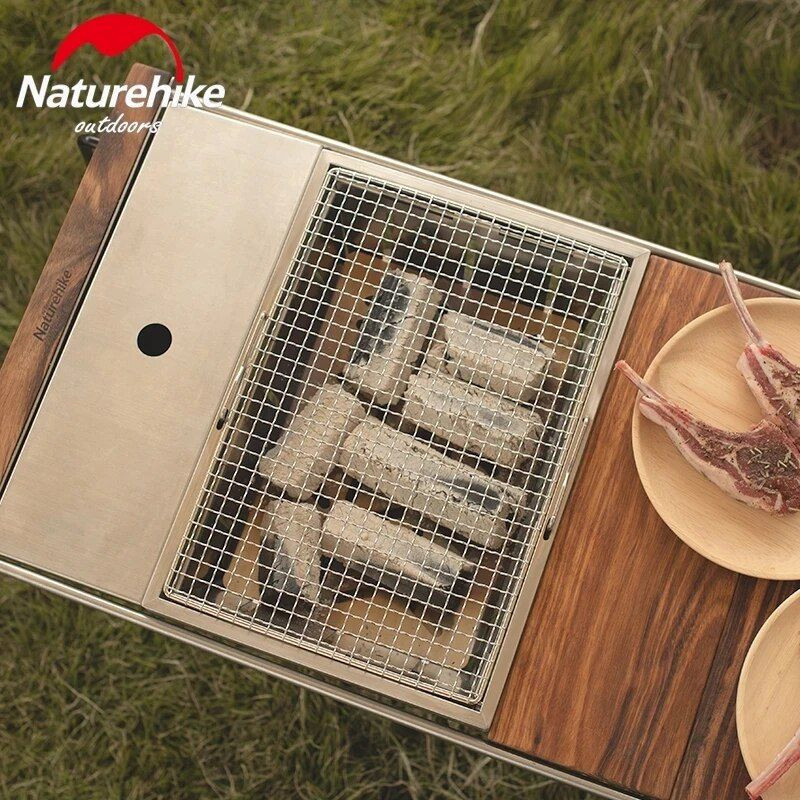 Гриль портативний Naturehike Picnic BBQ Grill NH20CJ006, р-р L, сталь Київ - фото 11