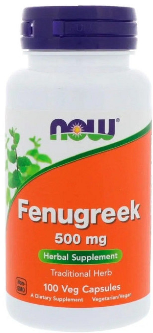Пажитник Now Foods Fenugreek 500 мг 100 вег капс Киев - изображение 1