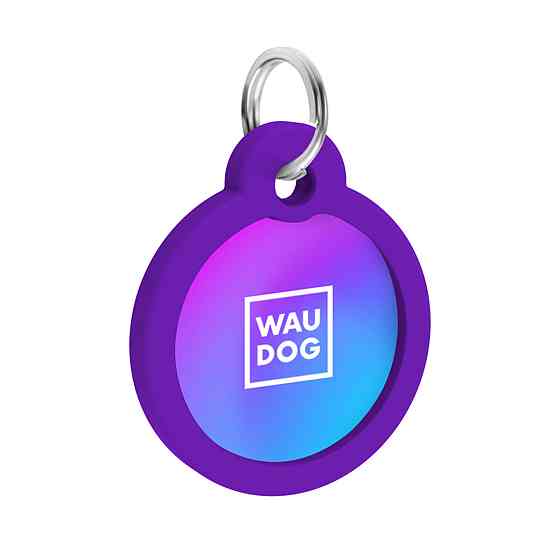 Адресник для собак и кошек металлический WAUDOG Smart ID с QR паспортом, рисунок 