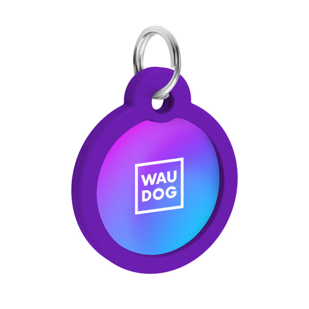 Адресник для собак и кошек металлический WAUDOG Smart ID с QR паспортом, рисунок 