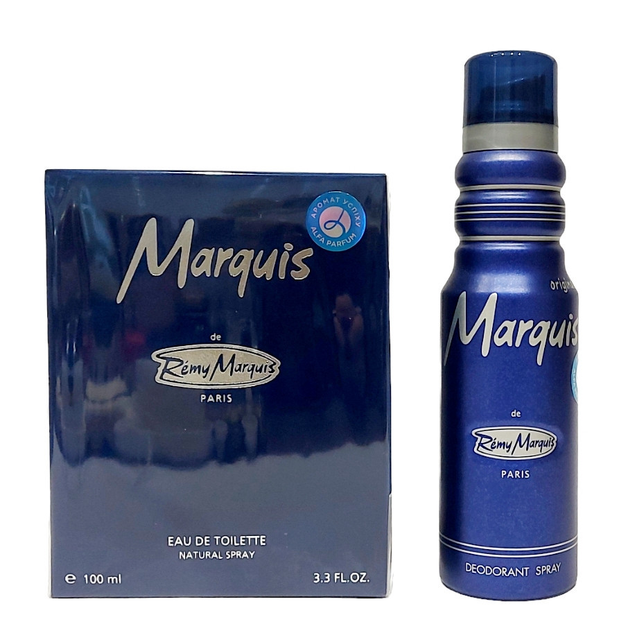 Набор для мужчин Marquis Remy Marquis (Туалетная вода 100 мл Дезодорант 175 мл) Запорожье - изображение 1