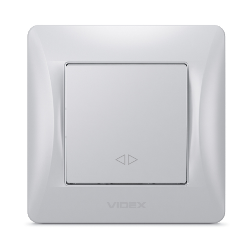 BINERA срібний шовк Вимикач внутрішній проміжний 1кл Videx Житомир