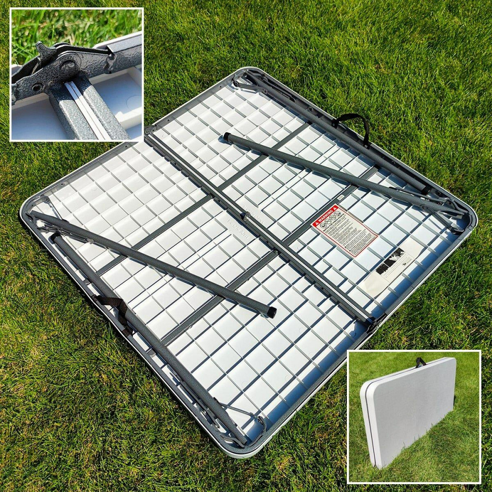 Набір мебелів складний (Стіл і 4 стільця), Білий (з сумкою) SW-00001540 Дніпро - фото 8