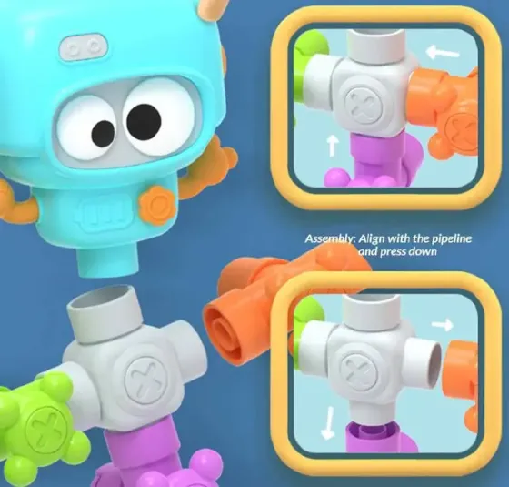 Игрушка для ванны Водный-робот фонтан 21 детали Коломыя