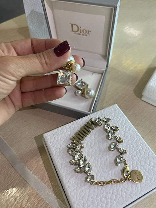 Діор набір сережки та браслет/ Dior Одеса - фото 4