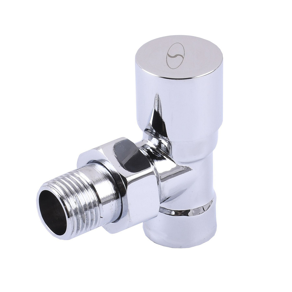 Кран вентильний кутовий з американкою SOLOMON 1/2″ CHROM 1844 п/ключ Тернопіль - фото 1