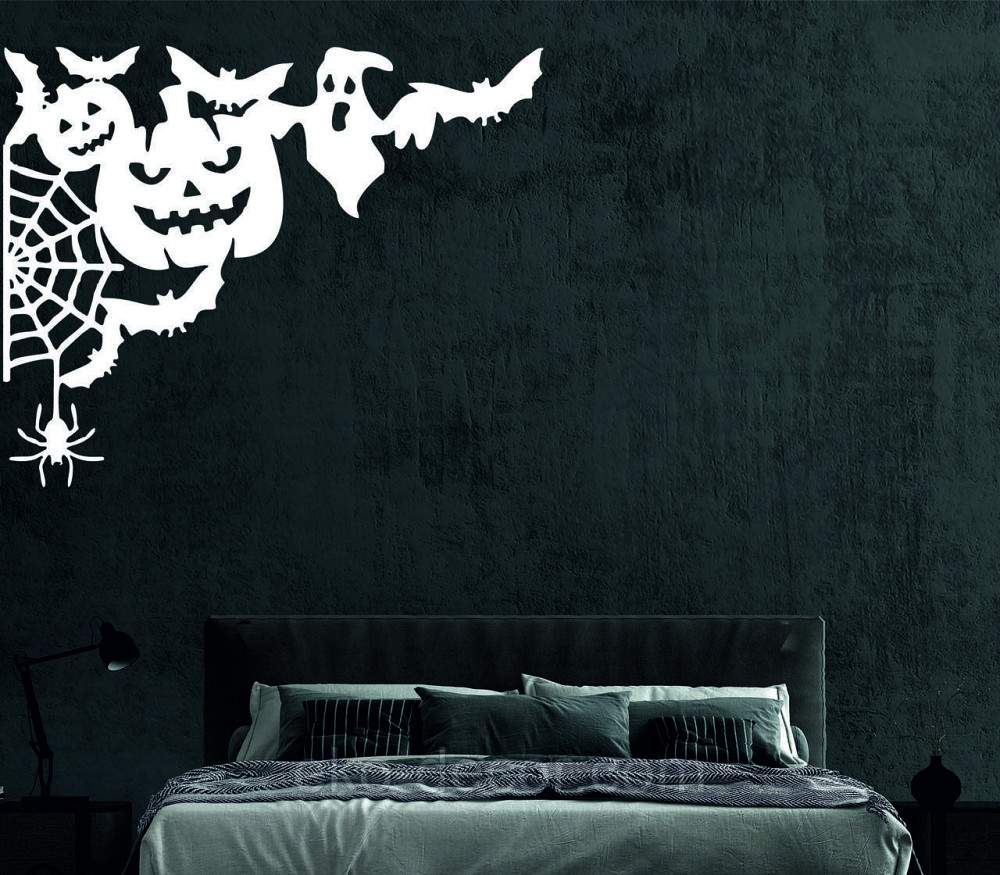 Декоративне настінне Панно «Хеллоуїн», Декор на стіну 90*73 см, Білий Київ - фото 5