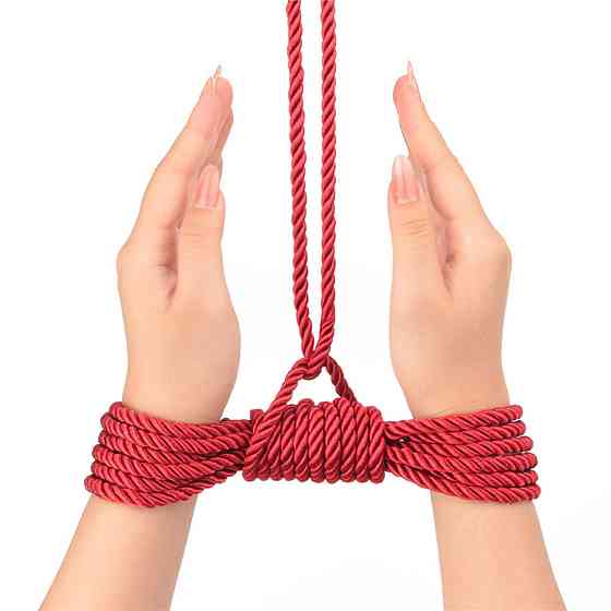 Мотузка - Rebellion Reign Red Bondage Rope, 10 м Sex Aura Київ