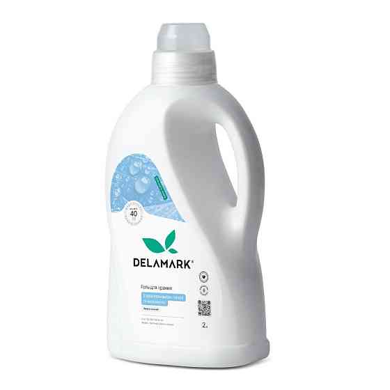 Гель для стирки универсальный с ароматом амбры, пачули и маршмелоу DeLaMark 2 л Киев