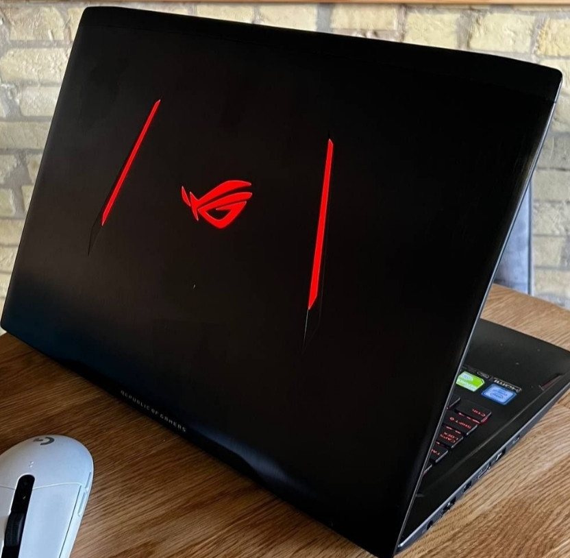Ноутбук ігровий ASUS ROG Strix GTX 1070, 16Gb. 1060,1650, 3050. Київ - фото 1