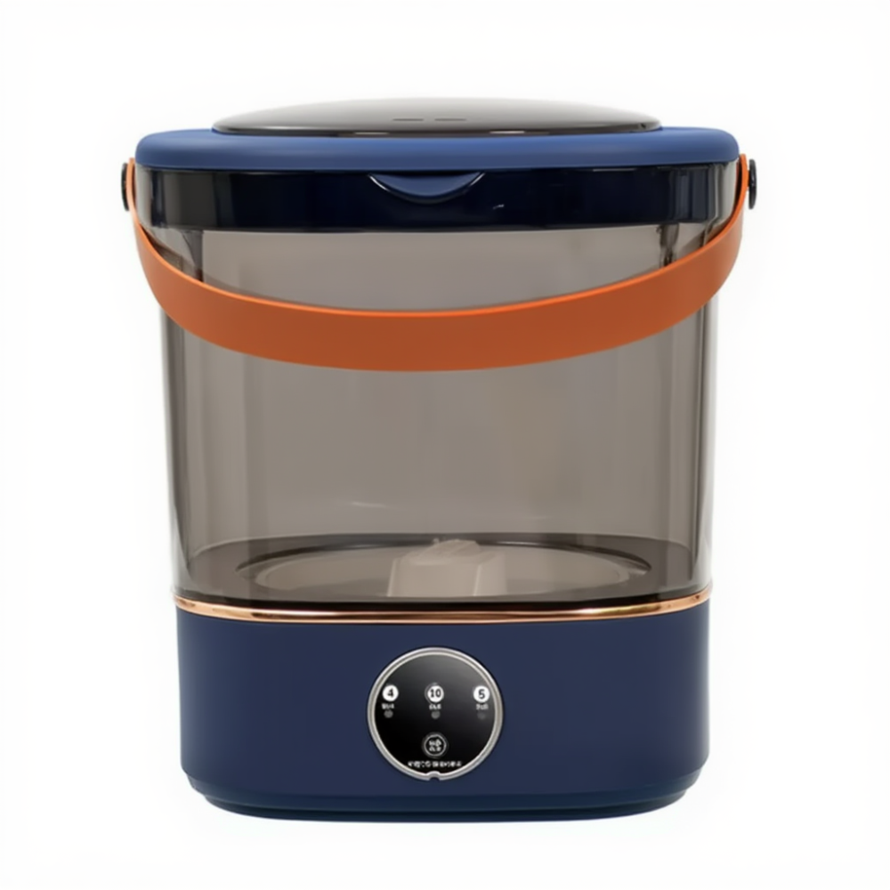 Портативна пральна машина з відтискачем 36 Вт 850 об./хв з баком на 12 літрів Синя HP-35015-61BL Коломыя - изображение 1