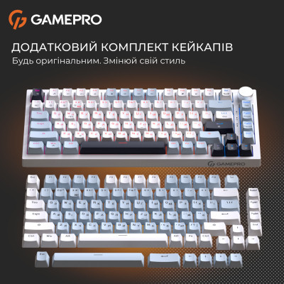 Клавіатура GamePro Genesis Warden MK160BL Outemu Swithes USB White (MK160BL) Вінниця - фото 5