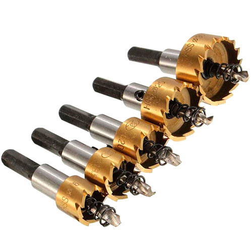 Набір коронок свердл корончатих 5шт 16-30мм, по металу, HSS сталь Вінниця - фото 1