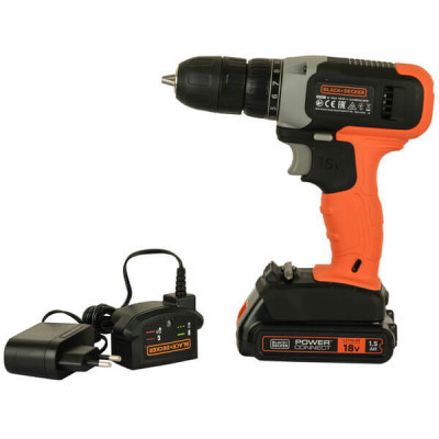 Шуруповерт Black&Decker 18 В Li-Ion, 1.5Ah, 600 об/мин, 1,2 кг (BCD001C1) Винница - изображение 10