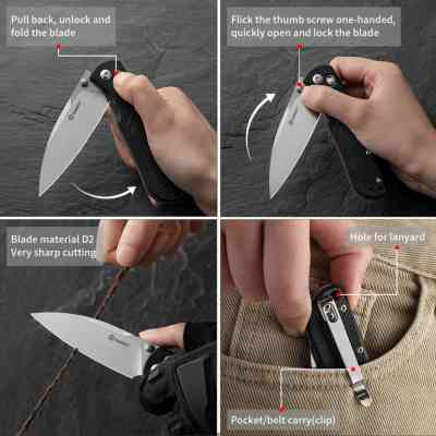 Нож Ganzo G771-BK Винница