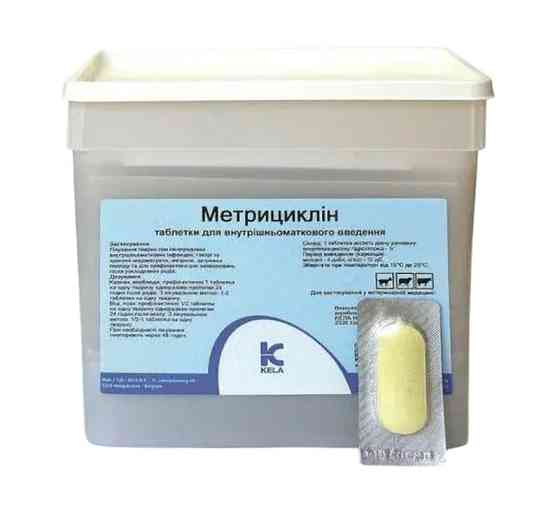 Метрициклин таблетки внутриматочные №100 Винница