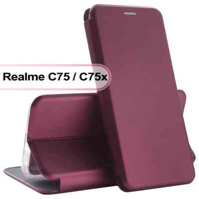 Чехол для мобильного телефона BeCover Exclusive Realme C75 / C75x Red Wine (713512) Винница