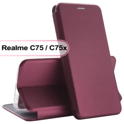 Чехол для мобильного телефона BeCover Exclusive Realme C75 / C75x Red Wine (713512) Винница - изображение 1