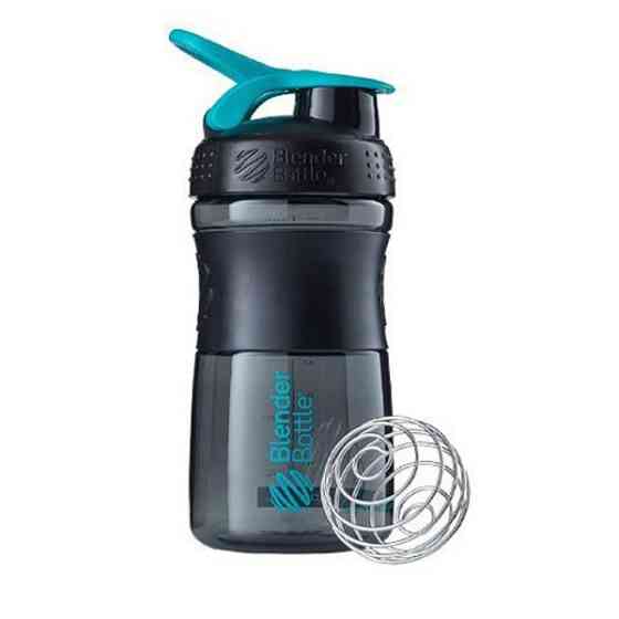 Шейкер спортивний (пляшка) BlenderBottle SportMixer Flip 20oz/590ml Black/Teal Каменское