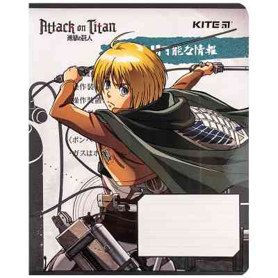 Тетрадь Kite Attack on Titan, 12 листов, клетка (AT24-232) Винница